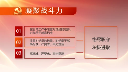 党支部党员大会年终工作总结动态PPT
