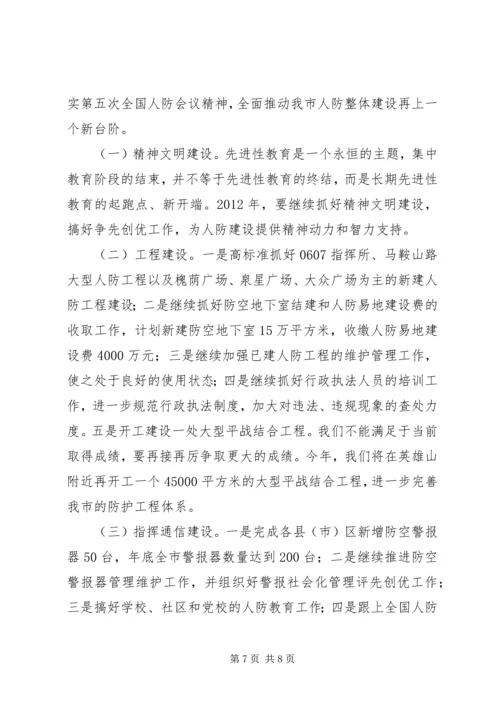 人防办素质提升工作总结.docx