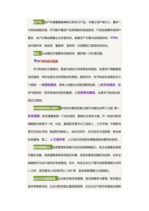 常见的绩效综合考核指标综合体系.docx