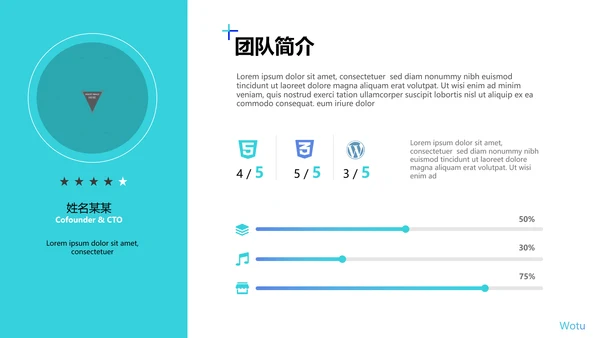 创意蓝色商业计划书公司简介商务PPT模板