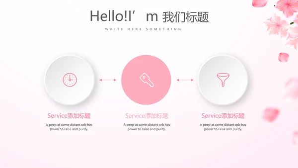 粉色唯美遇见最美教师感恩教师节动态PPT模板