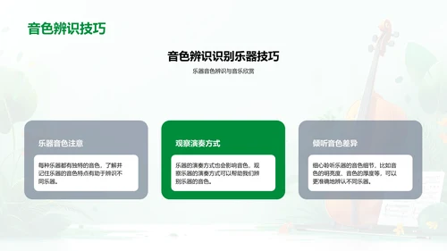 乐器知识讲座PPT模板