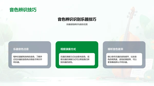 乐器知识讲座PPT模板
