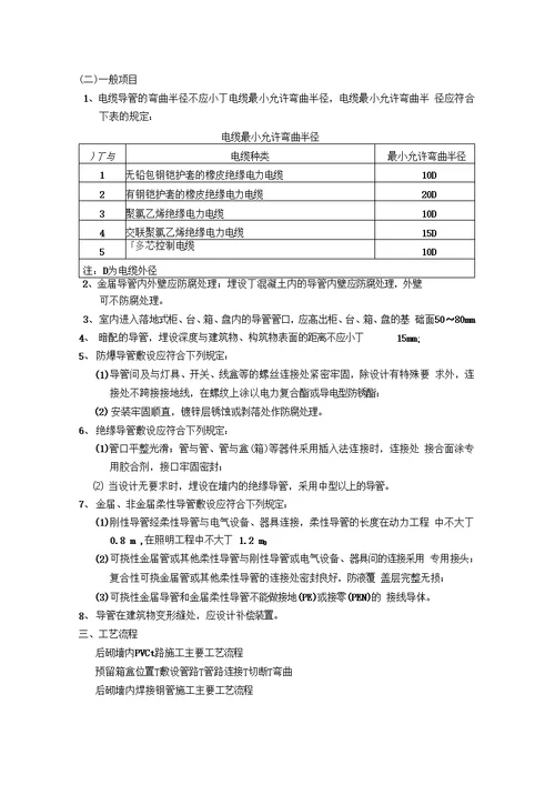 后砌墙配管施工方案