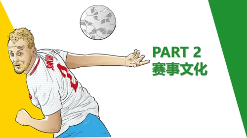 为世界杯足球比赛喝彩通用PPT模板