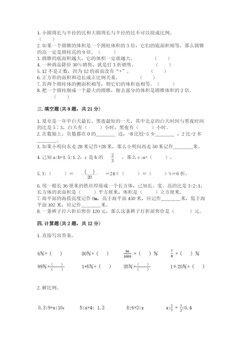 小升初六年级期末试卷（培优b卷）.docx