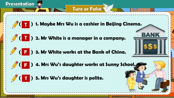 Unit4 Where do you work.lesson19-20课件（共18张PPT，内嵌音视