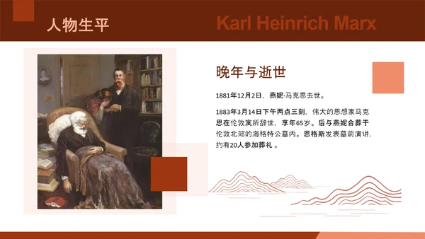 马克思主义学术风人物介绍ppt课件模板