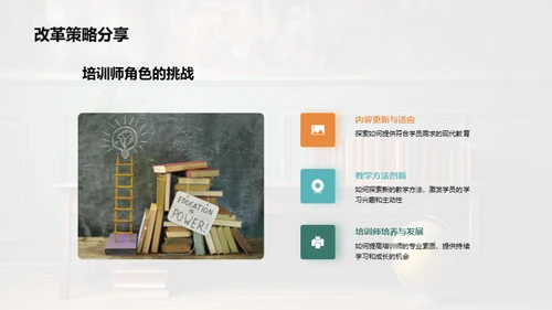 培训改革：新角色新挑战