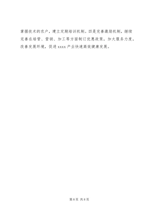 产业建设调研报告精编.docx