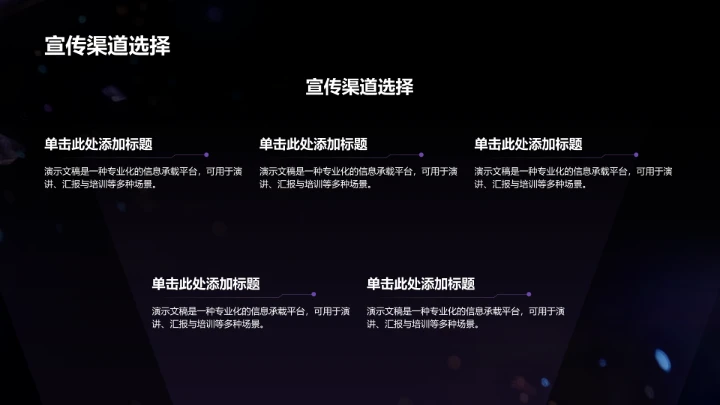 庆典活动策划PPT模板