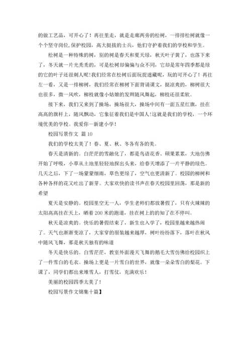校园写景作文锦集十篇.docx