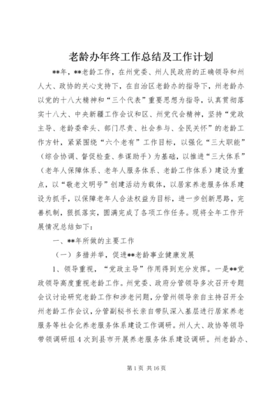 老龄办年终工作总结及工作计划.docx