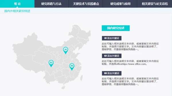 绿色渐变导航式动态毕业答辩通用PPT模板