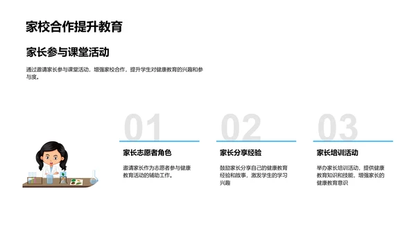 一年级健康教育策略PPT模板