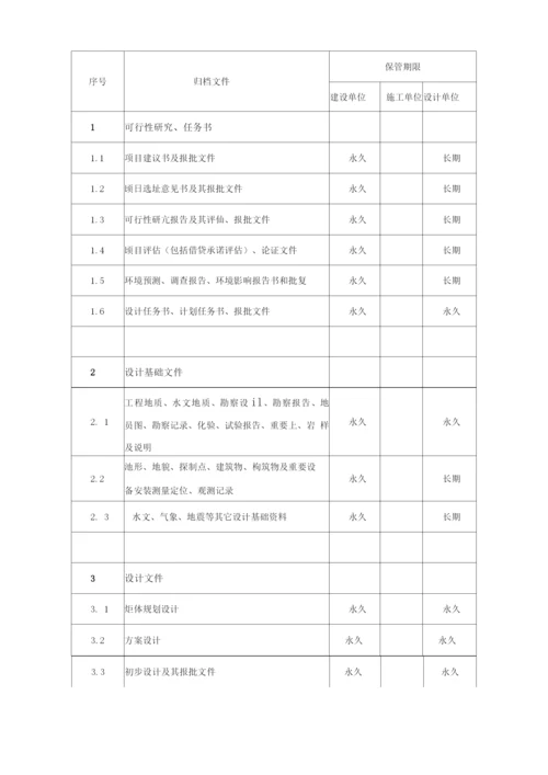 项目档案资料的管理办法.docx