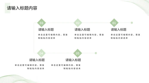 绿色开题报告毕业答辩PPT模板