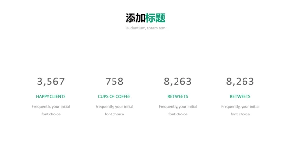 现代渐变绿创意风格公司简介商务PPT模板