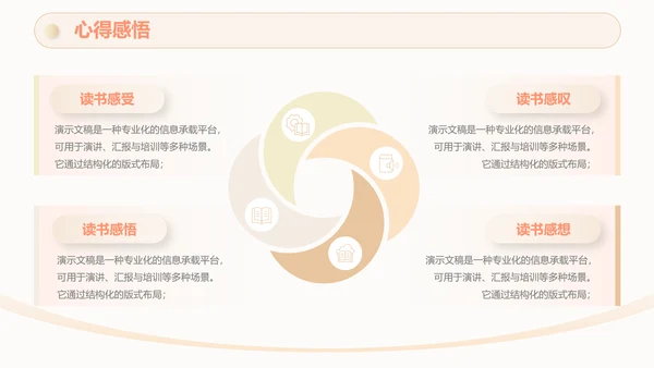 简约风读书分享会教育教学通用PPT模板