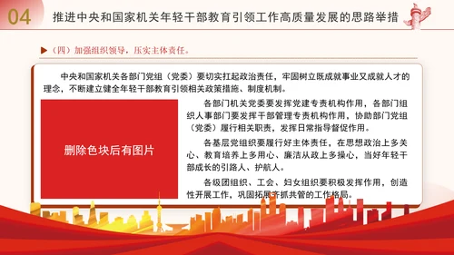 青年领导班子党课教育高质量推进年轻干部教育引领工作专题PPT课件