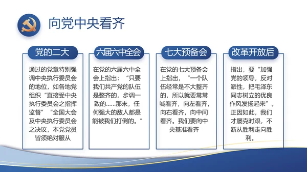 蓝色大气党建党支部工作总结汇报PPT