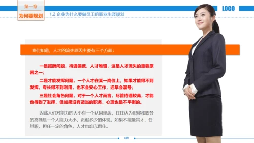 职场发展商务风职业规划通用PPT模板
