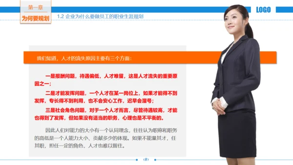 职场发展商务风职业规划通用PPT模板
