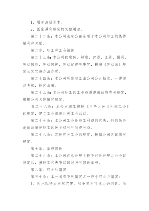 公司章程修正案.docx