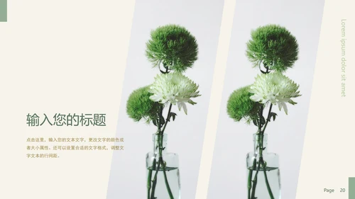 高级极简风世界无烟日主题PPT模板