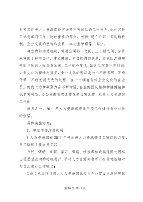 人力资源部安全责任书.docx