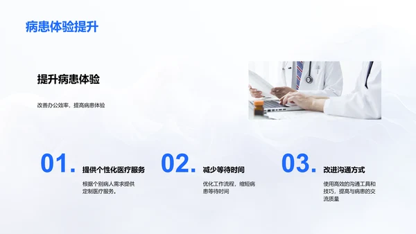提升医疗办公效率PPT模板