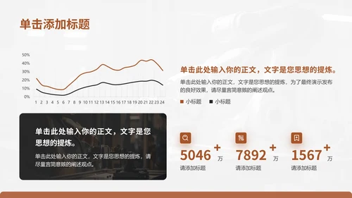 棕色商务风项目介绍通用PPT模板