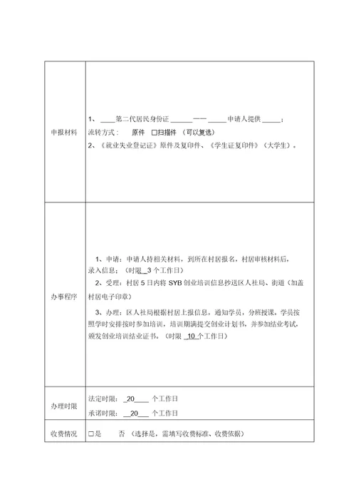 办事指南模板(1)