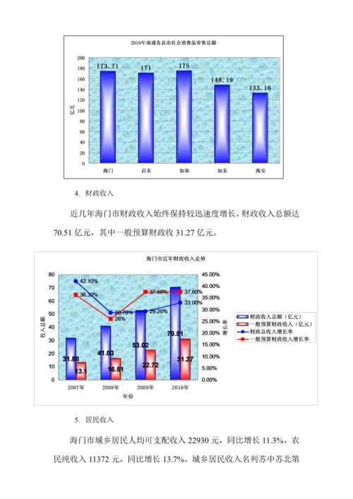 海门房地产市场调查汇总报告.docx