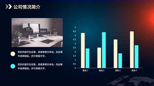 简约星空科技商业融资计划书PPT模板