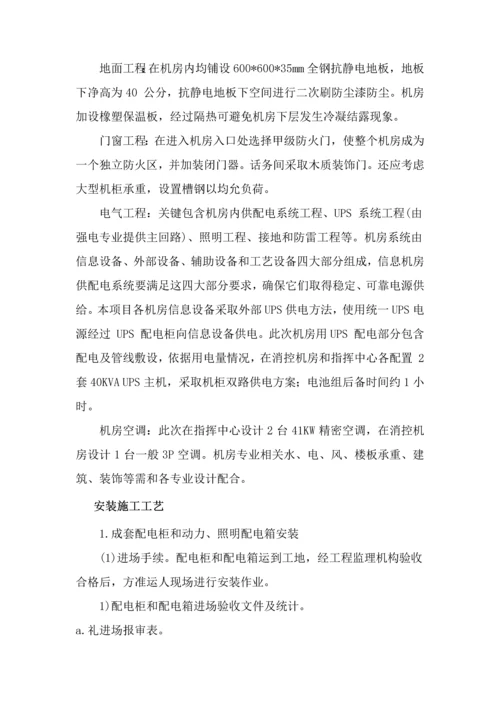 机房系统综合标准施工专业方案.docx