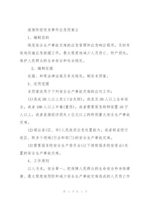 疫情防控突发事件应急预案3篇.docx