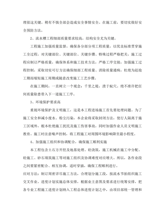 泄水槽流水槽综合项目施工组织设计.docx