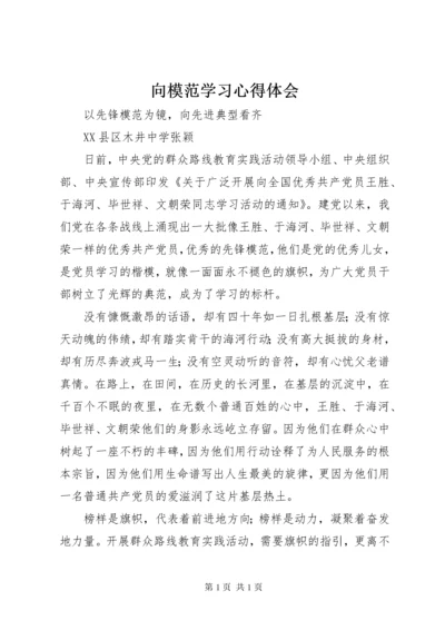 向模范学习心得体会 (2).docx