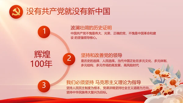 信念坚定对党忠诚党建党支部工作总结PPT党课