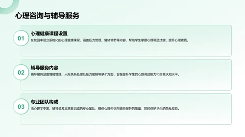 绿色3D风大学生心理健康教育PPT模板