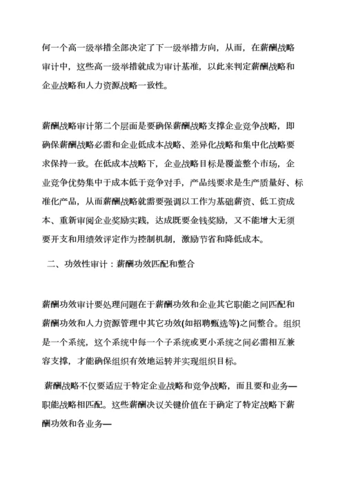 活动专项方案之薪酬审计工作专项方案.docx