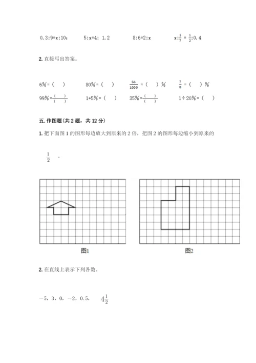 人教版六年级下册数学期末测试卷丨精品(能力提升)-(2).docx