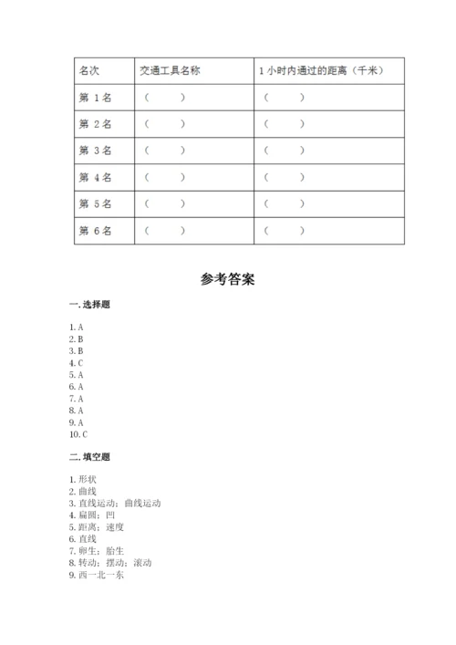 教科版小学科学三年级下册 期末测试卷【名师系列】.docx