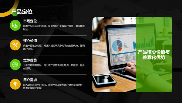 绿色商务风IT互联网商业计划书PPT模板