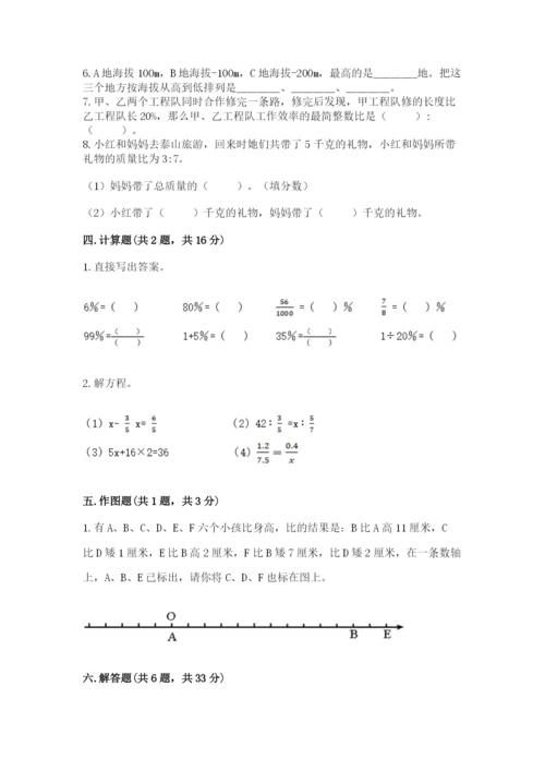 北京版六年级下册期末真题卷附参考答案【实用】.docx