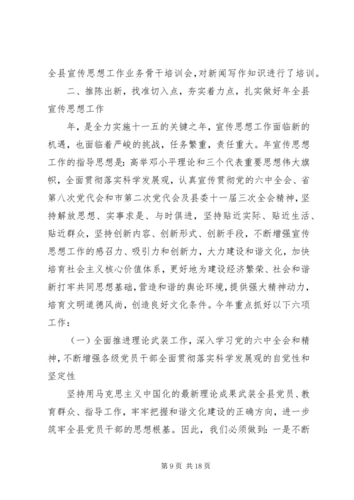县委思想宣传会议发言范文.docx