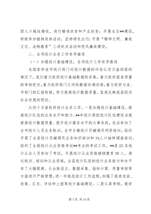 统计局工作总结和工作计划 (2).docx