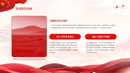 红色简约风新征程奋进新篇章PPT模板