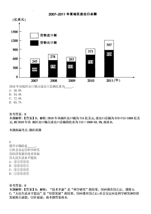 2022广西北海市银海区审计局财务审计招聘1人考试押密卷含答案解析